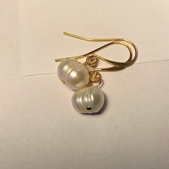 Handmade Pearl Earrings - Picture 9 of 14
